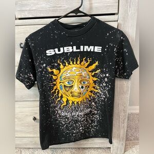 Hand distressed/bleached Sublime tshirt